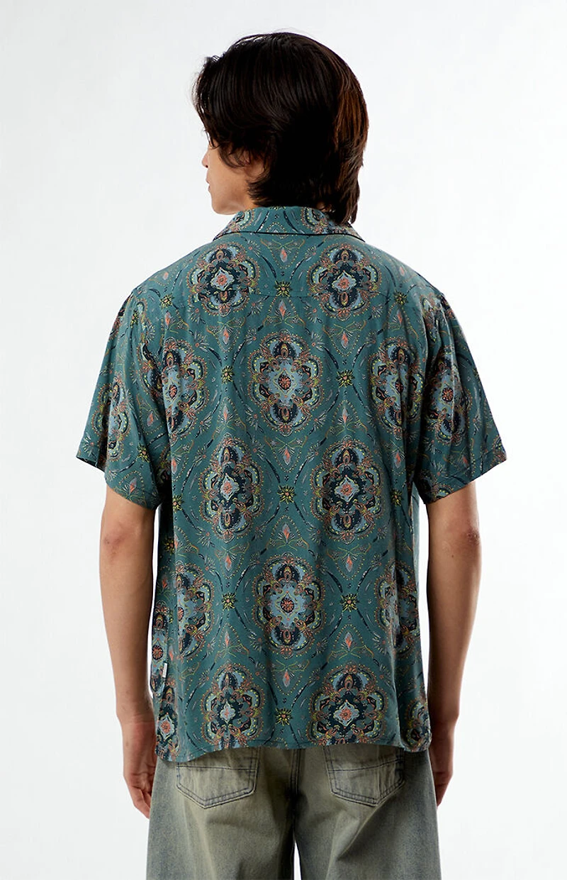 Rhythm Green Arlo Camp Shirt