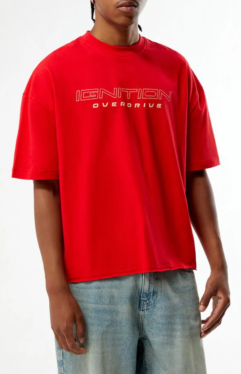 Pacsun Ignition Overdrive Cropped Boxy T-Shirt