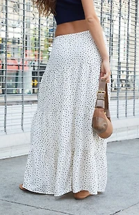 John Galt Floral Lizzy Maxi Skirt