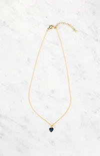 John Galt Heart Charm Necklace