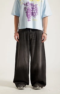 Pacsun Ryder Ultra Baggy Jeans Black Tinted