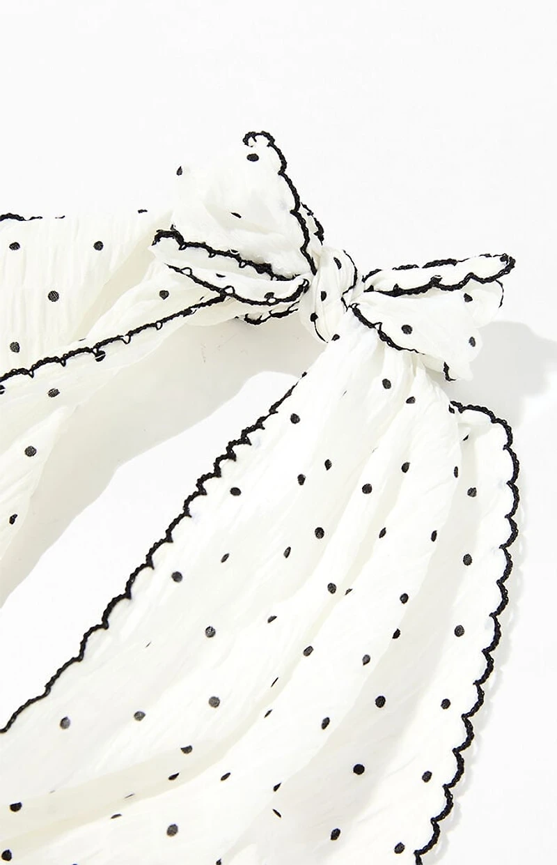 Pacsun Polka Dot Head Scarf