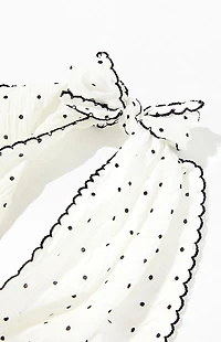Pacsun Polka Dot Head Scarf