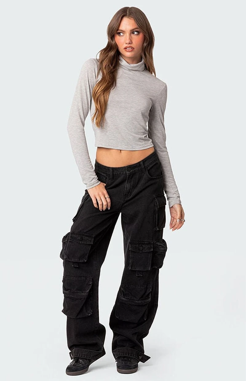 Edikted Honor Turtle Neck Top