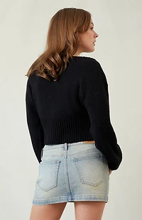 Pacsun Bella Stretch Light Indigo Mid Rise Denim Mini Skirt