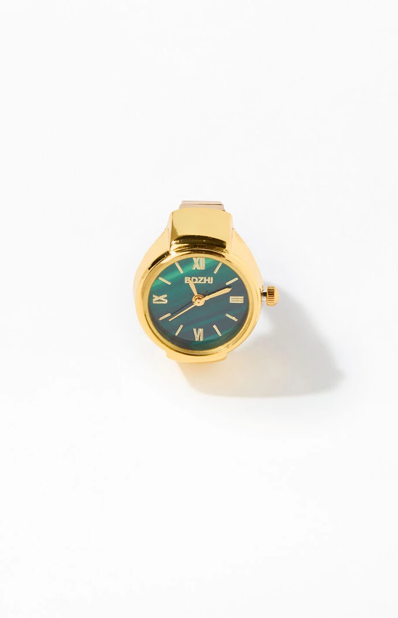 Pacsun Gold Circle Watch Ring