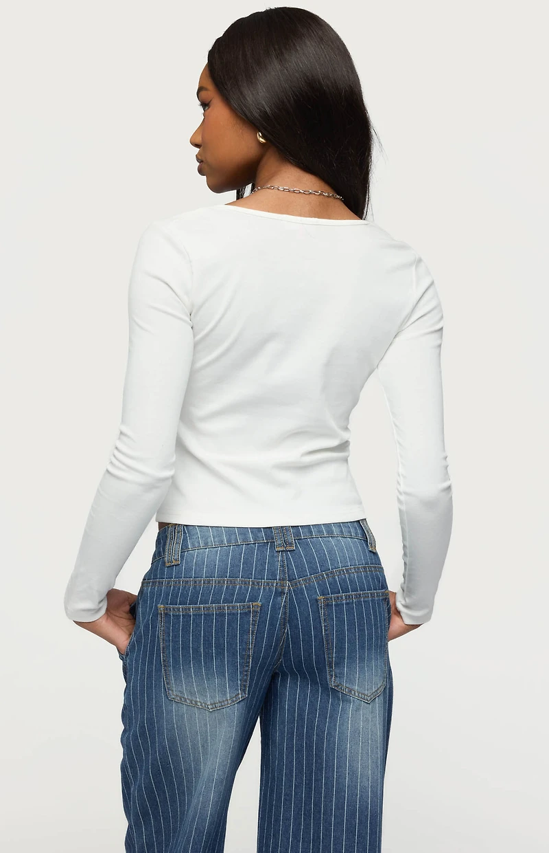 Edikted Ximena Scoop Neck Top