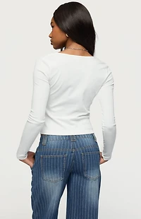 Edikted Ximena Scoop Neck Top