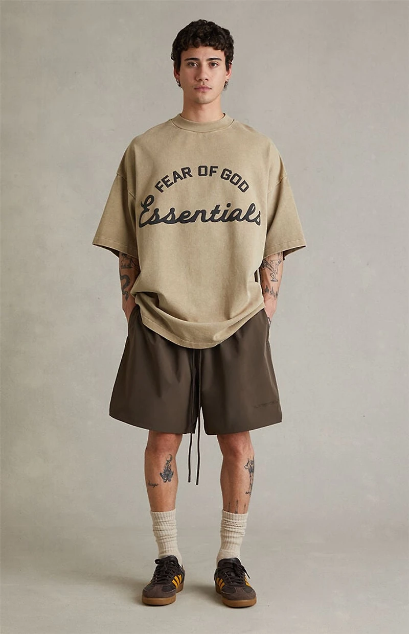Fear of God ESSENTIALS Brown Active Trace Classic Shorts