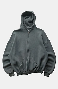 PS VINTAGE '90s Gray Russell Full Zip Hoodie