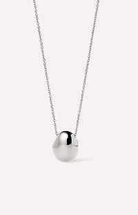 Ana Luisa Pebble Mini Silver Pendant Necklace