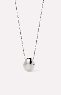 Ana Luisa Pebble Mini Silver Pendant Necklace