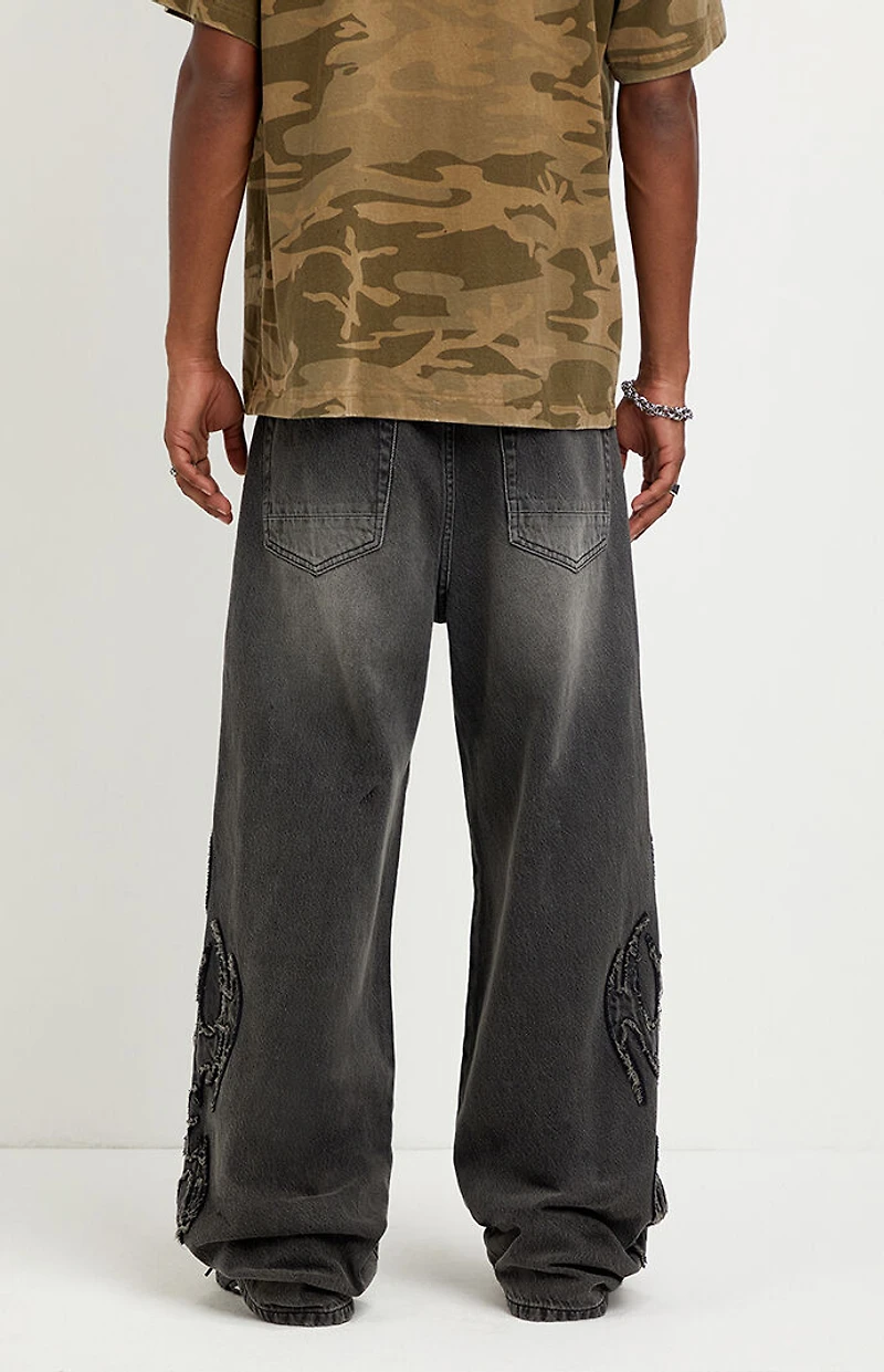 Pacsun Blake Extreme Baggy Jeans Cyber Black