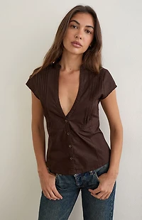 Motel Rocks Burke Button Down Top