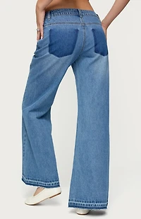 Edikted Nerissa Low Rise Flared Jeans