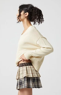 Beverly and Beck Multi Plaid Mini Skort