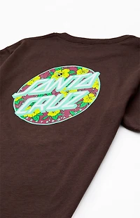 Santa Cruz Kids Screaming Hibiscus Dot T-Shirt