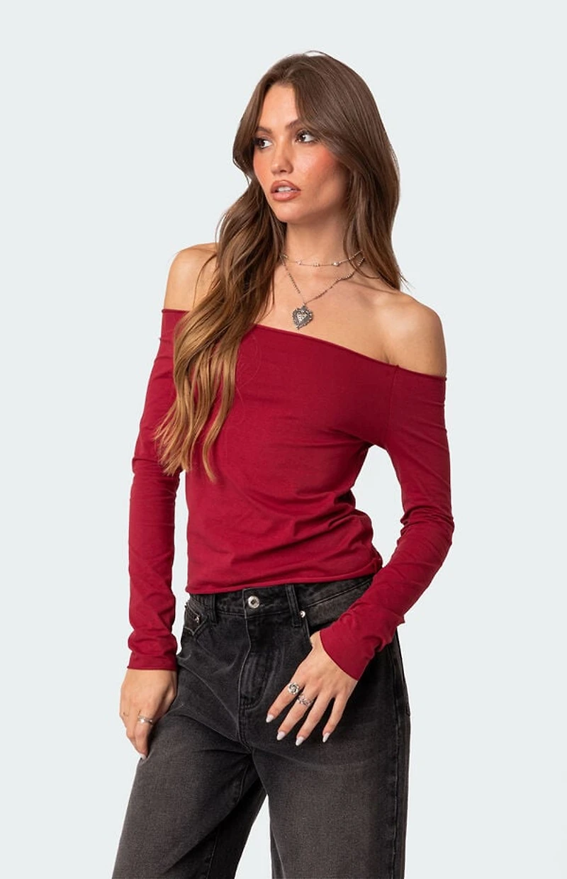 Edikted Baldwin Off Shoulder Top