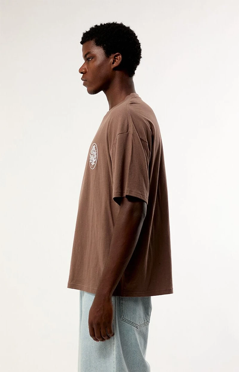 Pacsun Flowers Embroidery T-Shirt