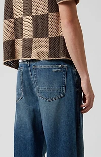 Pacsun Blake Extreme Baggy Jeans Medium Blue Wash