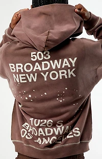 Pacsun Brown Terrain Heavyweight Hoodie