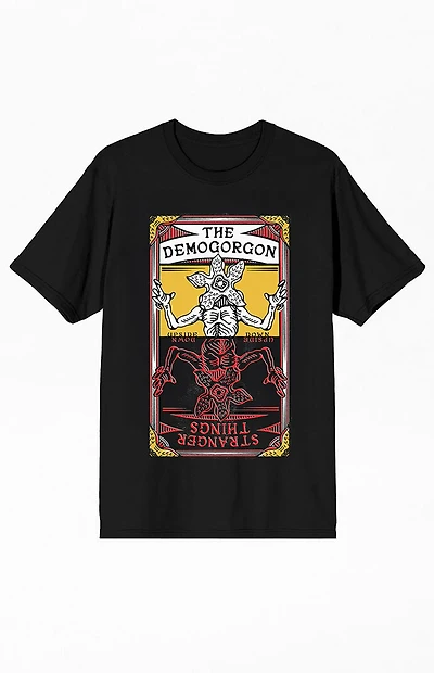 Stranger Things Demogorgon Tarot Card T-Shirt