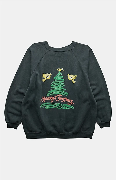 PS VINTAGE '80s Merry Christmas Crew Neck Sweatshirt