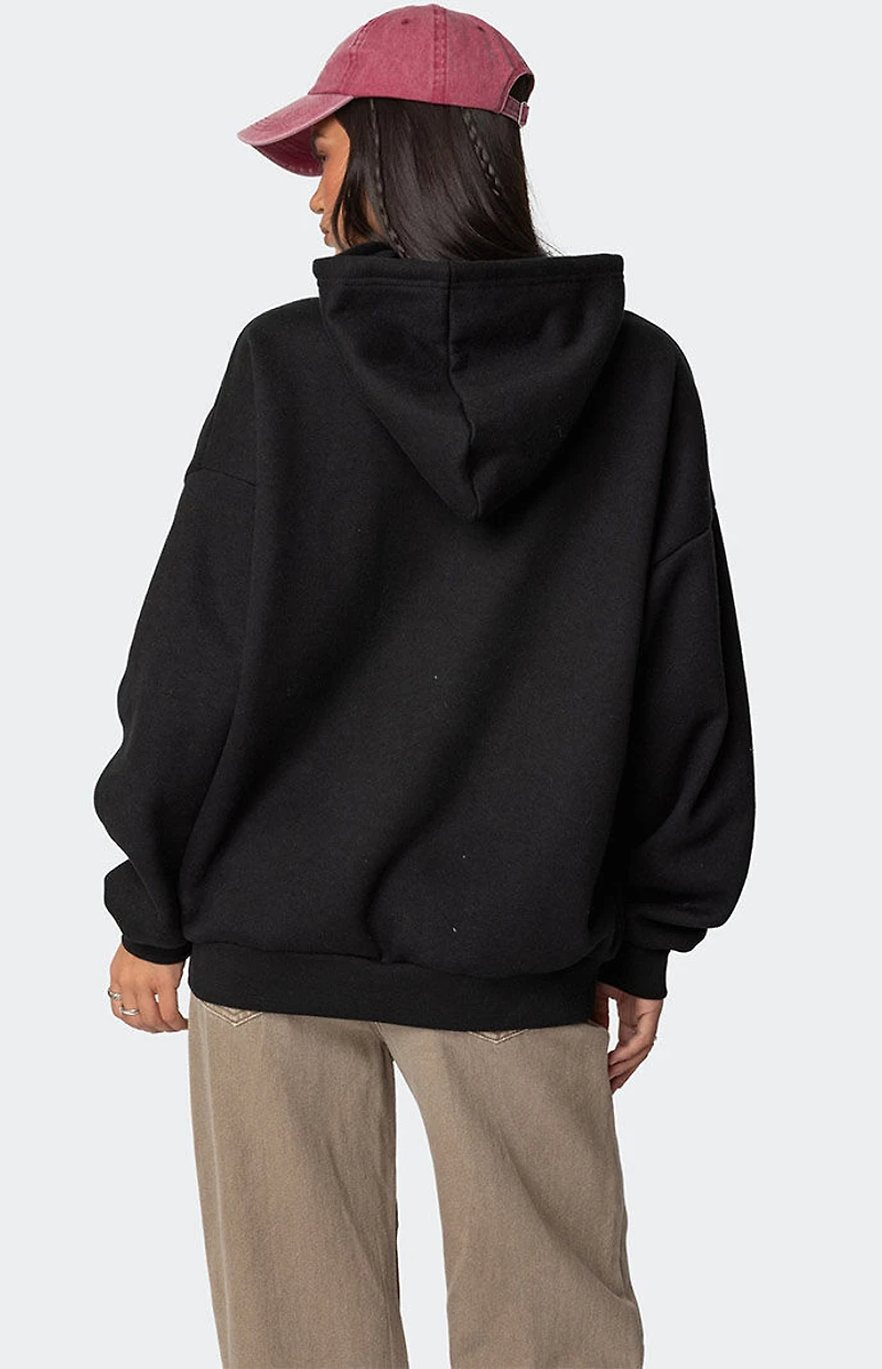 Edikted Leopard 8 Oversized Hoodie