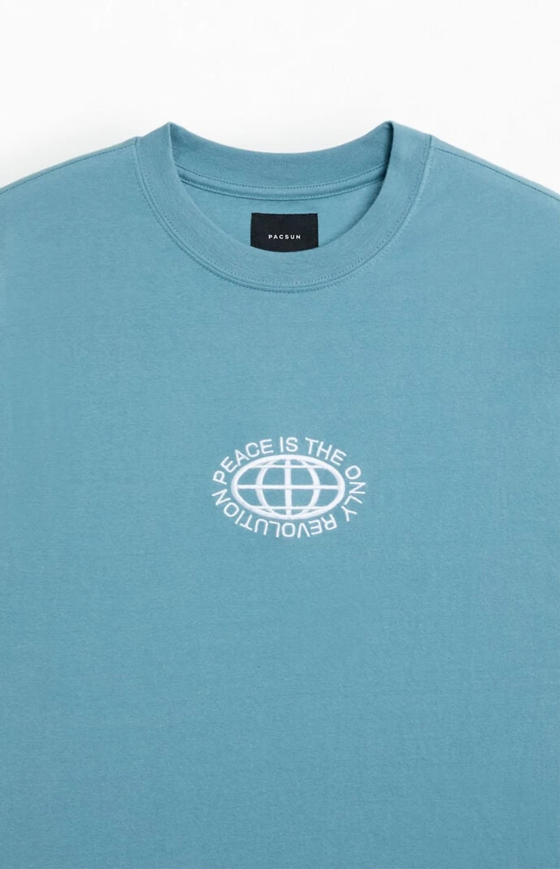 Pacsun World Peace Embroidered T-Shirt