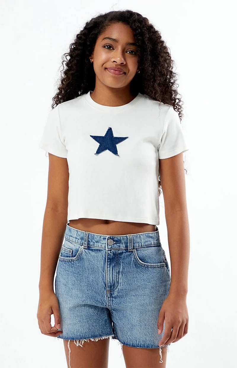 Pacsun Kids Star Patch Skimmer T-Shirt