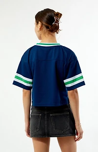 HYPE & VICE Notre Dame Cropped Football Jersey