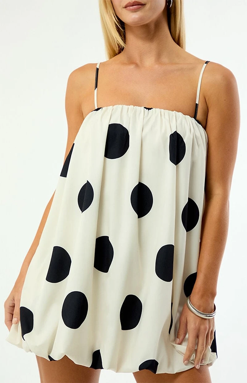 Beverly and Beck Penelope Polka Dot Bubble Mini Dress