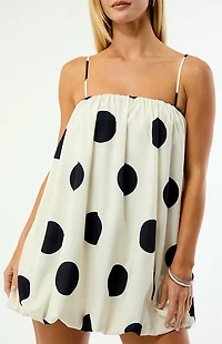 Beverly and Beck Penelope Polka Dot Bubble Mini Dress