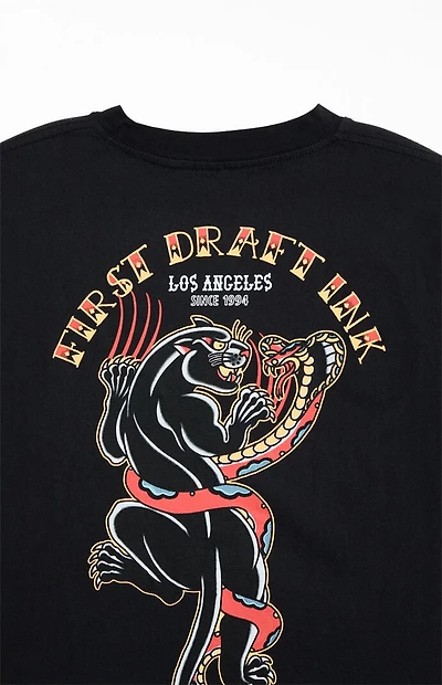 Pabst Blue Ribbon Jaguar Tattoo T-Shirt