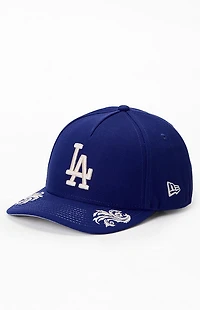 New Era Los Angeles Dodgers 9FORTY A-Frame Wordmark Snapback Hat