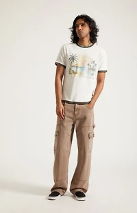 Pacsun Dylan Baggy Jeans Carpenter Medium Blue Tint