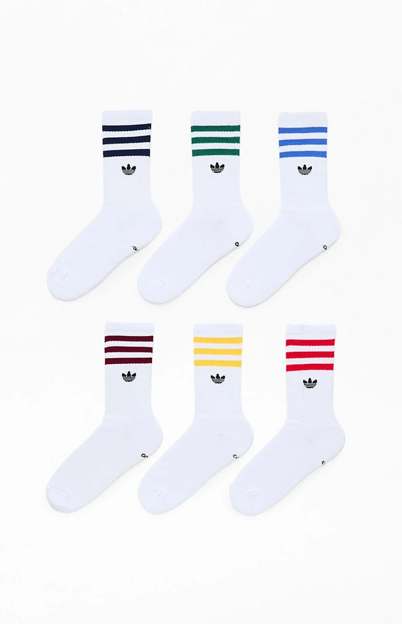 adidas 6 Pack Originals Roller Crew Socks