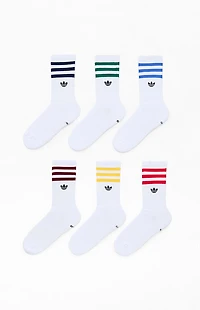 adidas 6 Pack Originals Roller Crew Socks