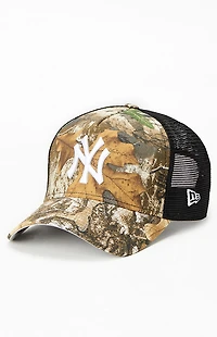 New Era NY Yankees 9FORTY Camo Trucker Hat
