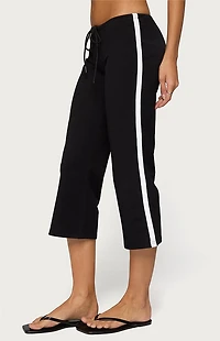 Edikted Milene Contrast Terry Capri Pants