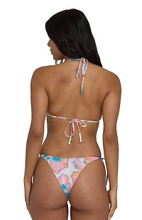 Billabong Floral Dippi Side Tie Bikini Bottom