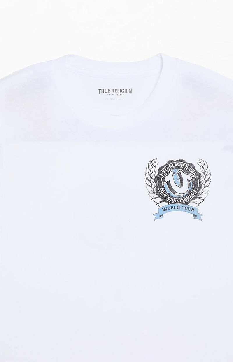 True Religion World Tour Crest Logo T-Shirt