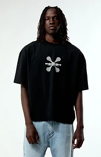 Pacsun Black Modern Archive Cropped Boxy T-Shirt