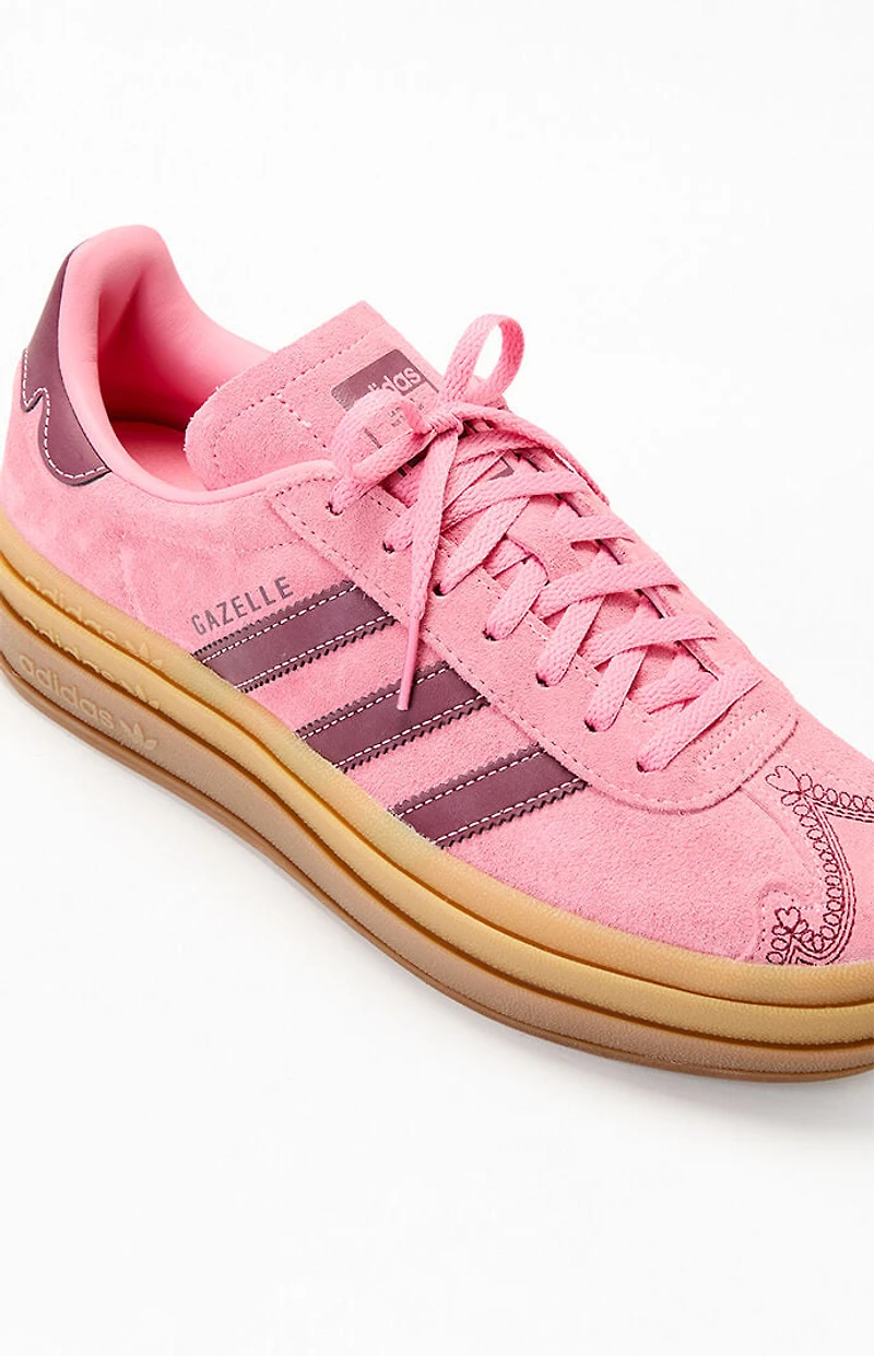 adidas Women's Pink Gazelle Bold Sneakers