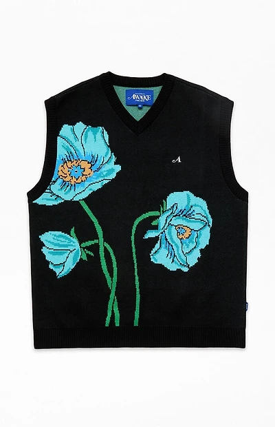 Awake NY Floral Sweater Vest