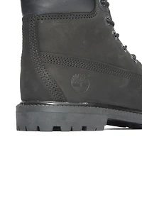 Timberland Women's Black Premium 6inch Lace-Up Waterproof Boots