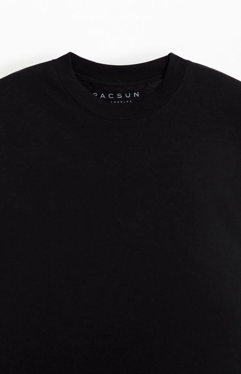 Pacsun Black Premium Cropped T-Shirt