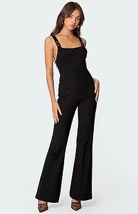 Edikted Bianka Buckle Strap Jumpsuit