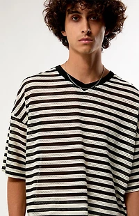 Pacsun Striped Mesh Football Jersey