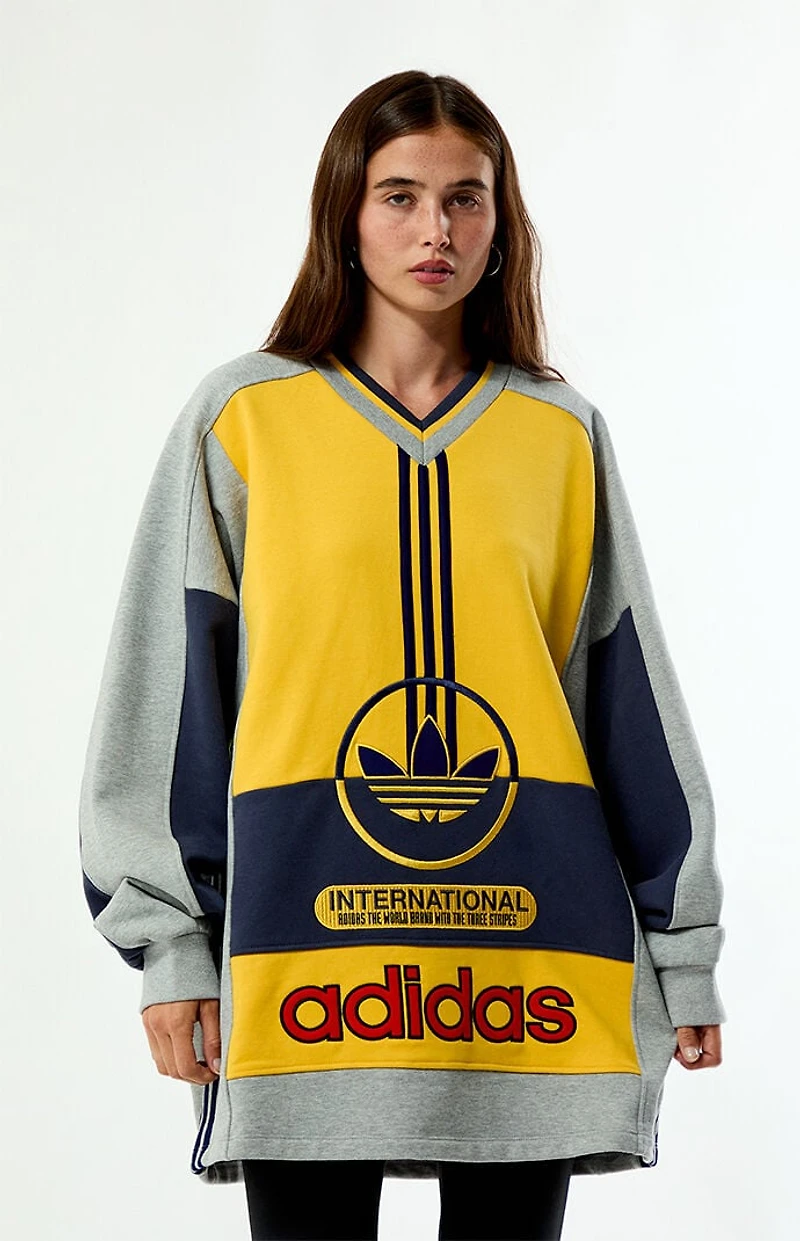 adidas International V-Neck Sweatshirt